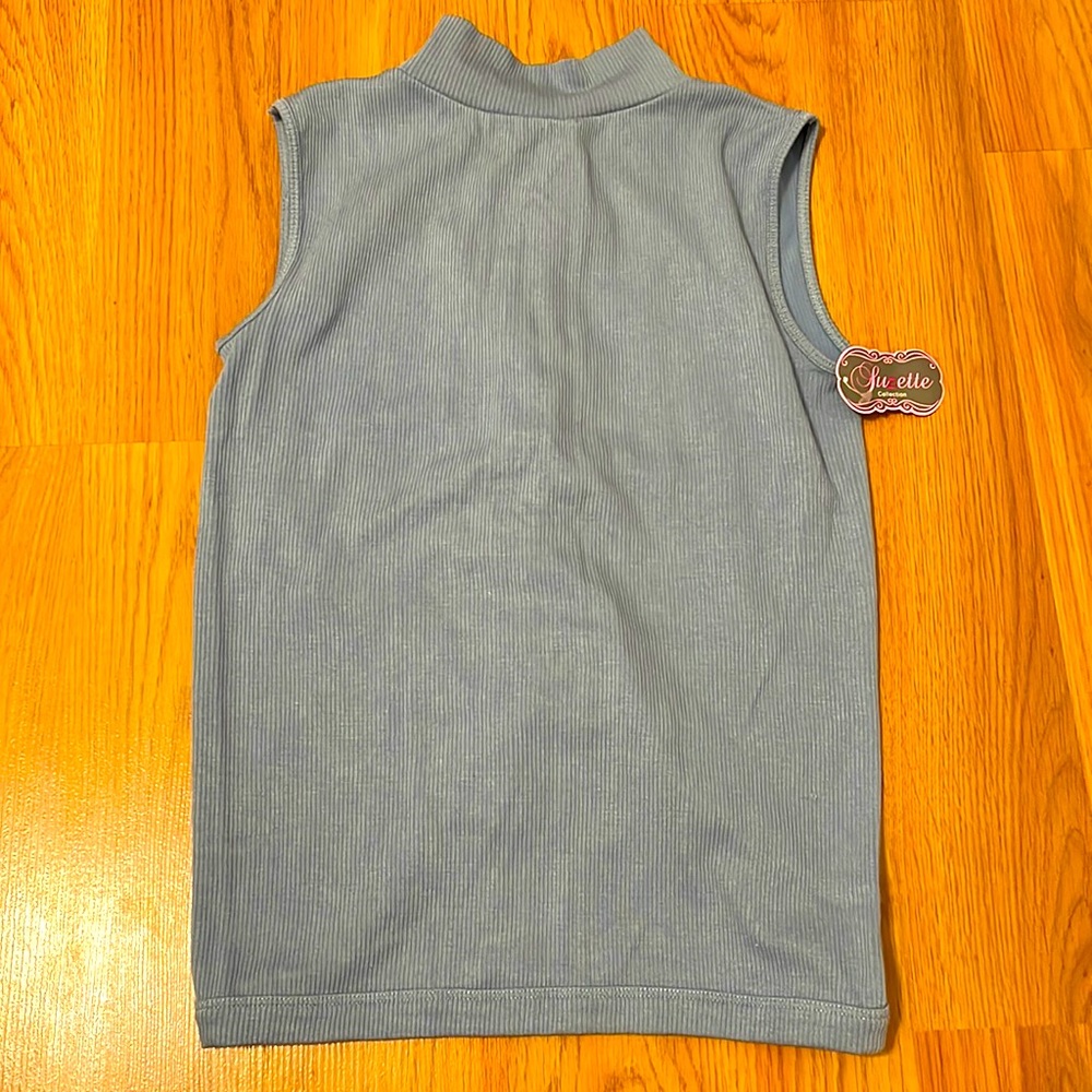 Suzette Collection Blue Tank Top— New With Tag